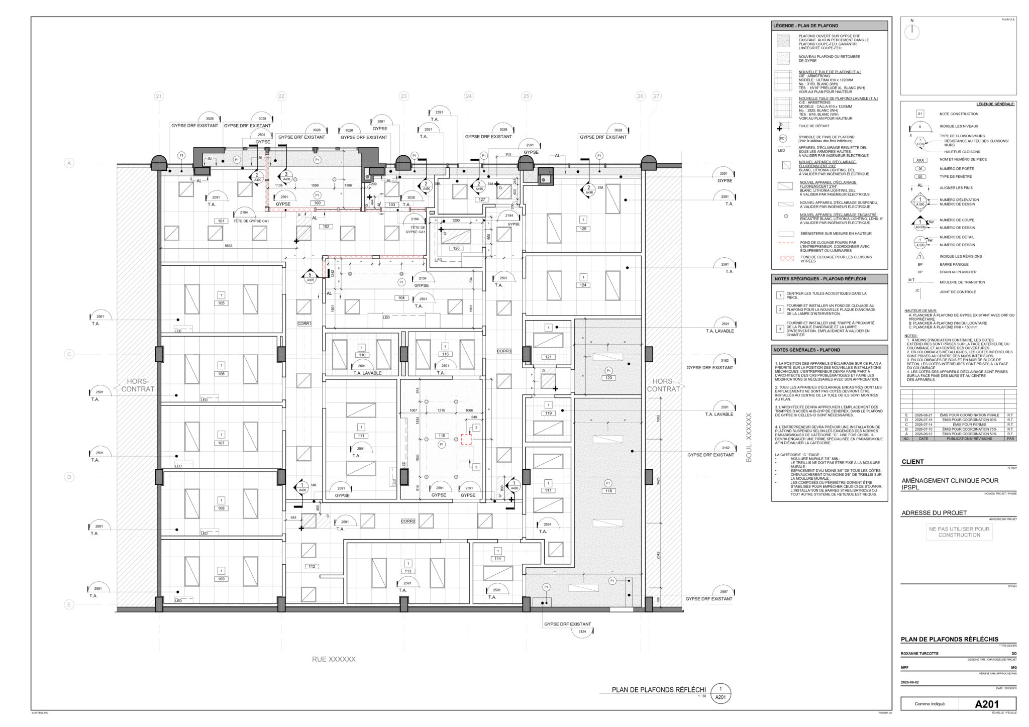 A201 - PAGE PLAFOND